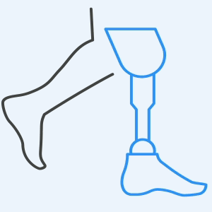 Prothèses de jambe et de pied